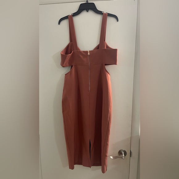 NWT Gianni Bini Hope Crepe Sweetheart Cut-Out Sheath Dress-sleeveless - Picture 3 of 7